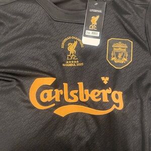 Liverpool mens custom VVD Jersey with 2005 champions league imprint